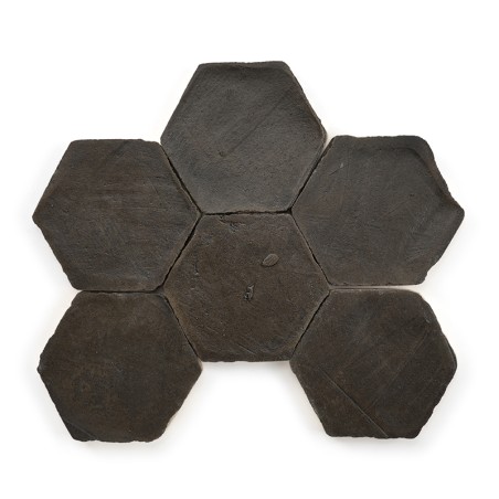 Chroma Dark Brown Hexagone 10