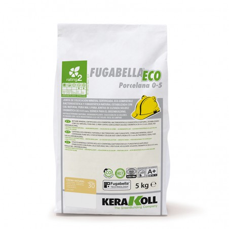 Fugabella Eco Porcelana 0-5 - 30 Crema Natural Saco de 3 kg (1074)