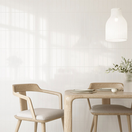 Telha Pure Branco Brilho 7,5x30 cm (3211) Telha Pure Branco Brilho 7,5x30 cm (3211)