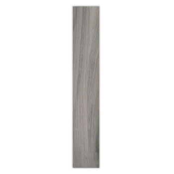 Un long carreau rectangulaire présente un subtil motif de grain de bois dans des tons gris doux, suggérant une esthétique nature