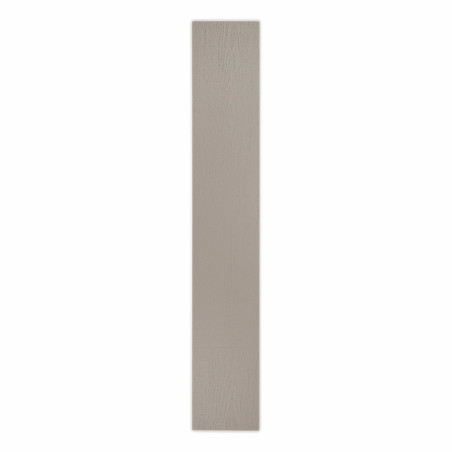 Un carreau de céramique rectangulaire gris clair se dresse verticalement, affichant une surface lisse et légèrement texturée, su Un carreau de céramique rectangulaire gris clair se dresse verticalement, affichant une surface lisse et légèrement texturée, su