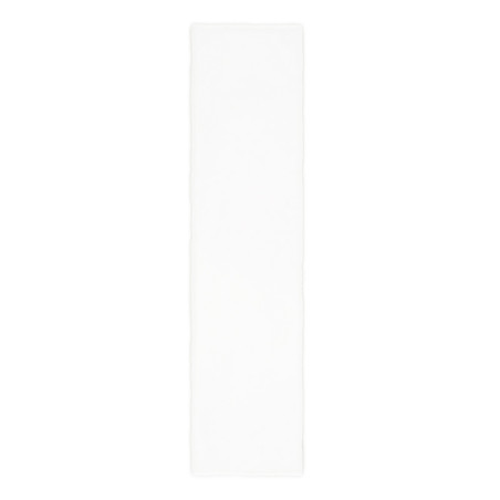 Eine rechteckige weiße Fliese liegt horizontal und zeigt eine glatte, glänzende Oberfläche. Es steht vor einem schlichten, weiße Eine rechteckige weiße Fliese liegt horizontal und zeigt eine glatte, glänzende Oberfläche. Es steht vor einem schlichten, weiße