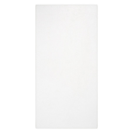 Les carreaux blancs rectangulaires reposent à plat sur une surface lisse et uniforme. Il apparaît sobre, sans texture ni décorat