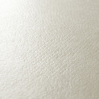 A smooth, light beige tile displays a subtle textured surface, reflecting soft light, suggesting a neutral and minimalistic room