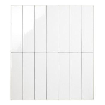 Tuile Pur Blanc Brillant 7,5x30 cm (3213)