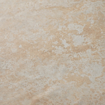 Tile displays a textured, mottled surface with beige and light brown tones, creating a natural stone-like appearance, suitable f