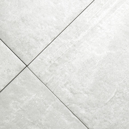 Um ladrilho cerâmico liso e cinza claro se cruza com outro, formando um padrão de grade diagonal. Texturas sutis sugerem uma apa Um ladrilho cerâmico liso e cinza claro se cruza com outro, formando um padrão de grade diagonal. Texturas sutis sugerem uma apa