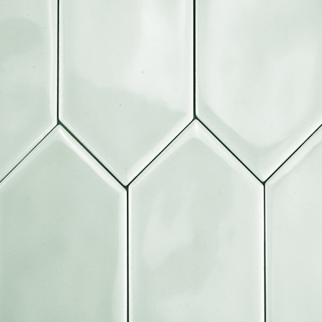 Los azulejos cerámicos hexagonales se entrelazan suavemente, formando un patrón continuo con tonos verdes claros, reflejando una Los azulejos cerámicos hexagonales se entrelazan suavemente, formando un patrón continuo con tonos verdes claros, reflejando una