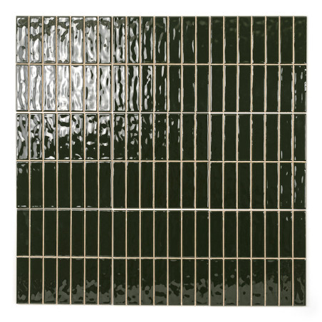 Los azulejos rectangulares de color verde brillante están perfectamente alineados, creando un patrón de cuadrícula. La superfici Los azulejos rectangulares de color verde brillante están perfectamente alineados, creando un patrón de cuadrícula. La superfici