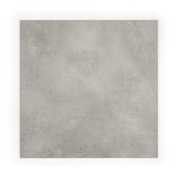 Un carreau carré et lisse affiche une couleur gris clair uniforme, subtilement texturée avec des motifs de pierre naturelle, con