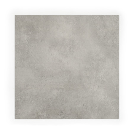 Un carreau carré et lisse affiche une couleur gris clair uniforme, subtilement texturée avec des motifs de pierre naturelle, con