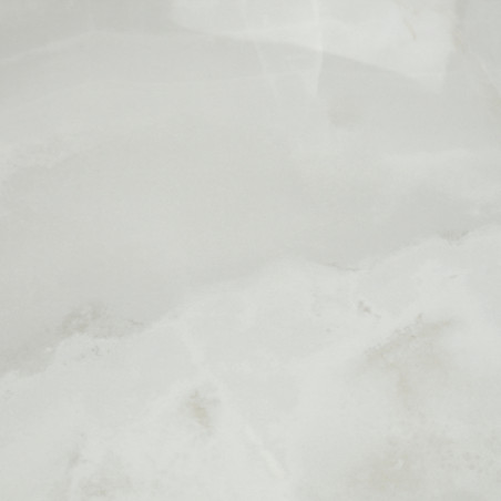 Un carreau gris clair affiche de subtils tourbillons de gris plus foncé et de blanc, ressemblant à des motifs de pierre naturell