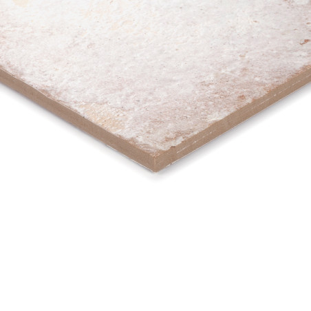 Revestimento cerâmico quadrado, bege, com acabamento fosco levemente texturizado, assentado sobre fundo branco, evidenciando sua Revestimento cerâmico quadrado, bege, com acabamento fosco levemente texturizado, assentado sobre fundo branco, evidenciando sua