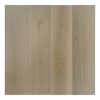 Un carreau de céramique rectangulaire beige imite le grain du bois naturel, adapté aux revêtements de sol ou aux murs des espace