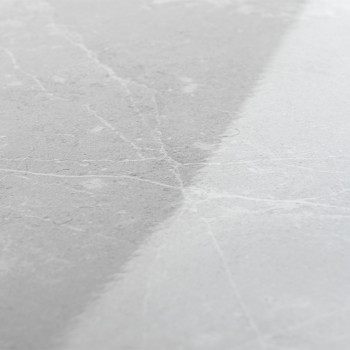 Gray ceramic tile. surface shows fine white veining patterns. glossy finish enhances a smooth texture. set in a neutral indoor e