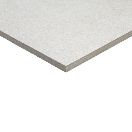 A light grey square tile with a smooth, matte surface rests diagonally, accentuating its clean edge against a plain white backgr A light grey square tile with a smooth, matte surface rests diagonally, accentuating its clean edge against a plain white backgr