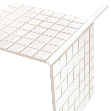 Pure Wit Glanzend 2,5x2,5cm
