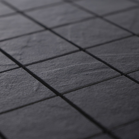 Valona Black 5x5 Mosaic