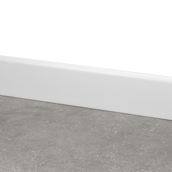 Plinthe Porcelaine Blanc Satinée 8x60