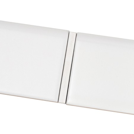Satin White Porcelain Skirting 8x60