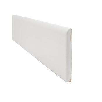 Wit Satijn Porseleinen Plint 8x60