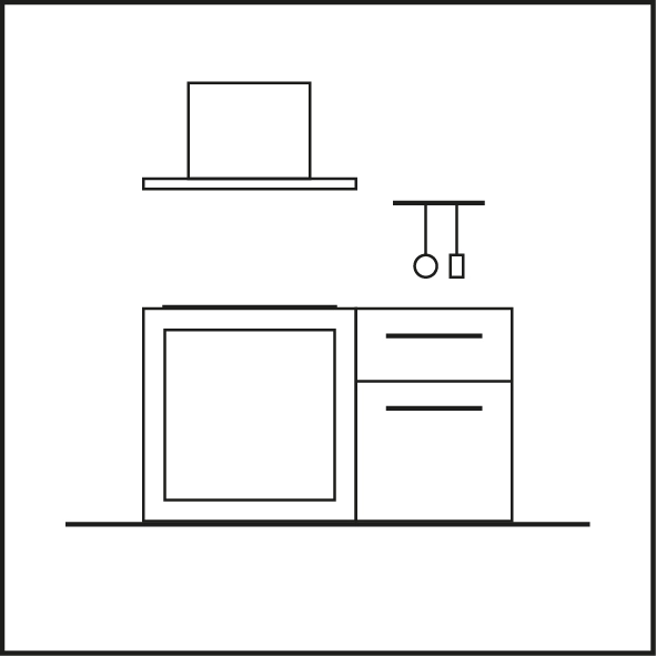 artículos de color: Cocina